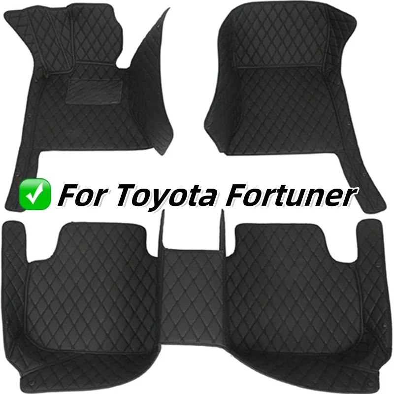 Vlastné podlahové rohože pre Toyota Fortuner Automato Carpets Foot Coche Accessorie