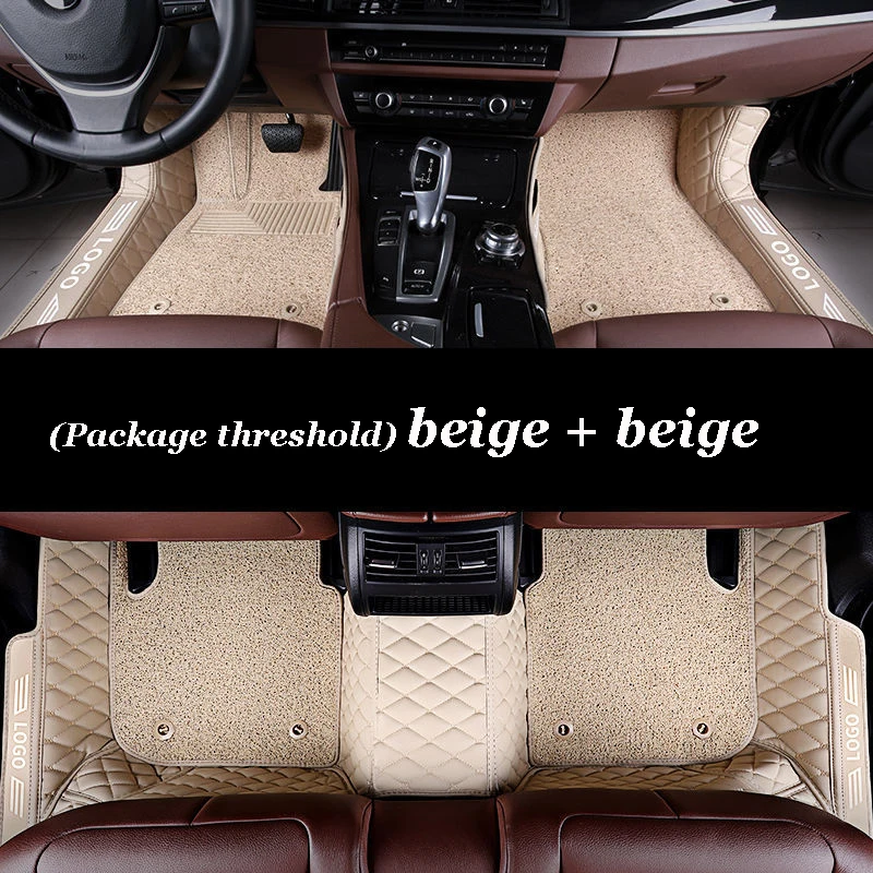 Vlastné rohože pre autá pre Renault Koleos Kadjar Captur Espace CAPTUR TALISMAN LAGUNA Megane Latitude Scenic Fluence Nepremokavá koža