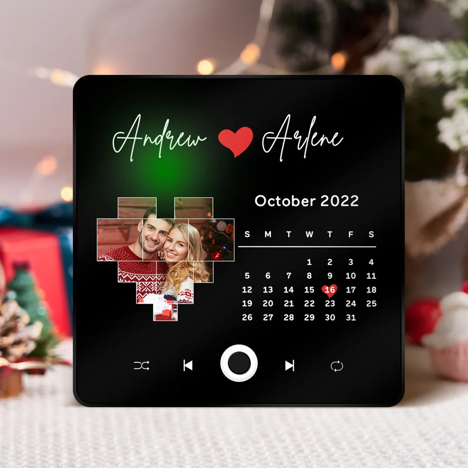 Vlastné Spotify Music Chladnička magnety, personalizujte magnety milostnej chladničky, najlepší darček na výročie