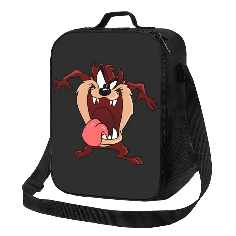 Vlastné tasmánske diabol izolované obedové tašky pre taz karikatúru Anime prenosný chladič tepelného jedla obed k boxu Detské deti deti