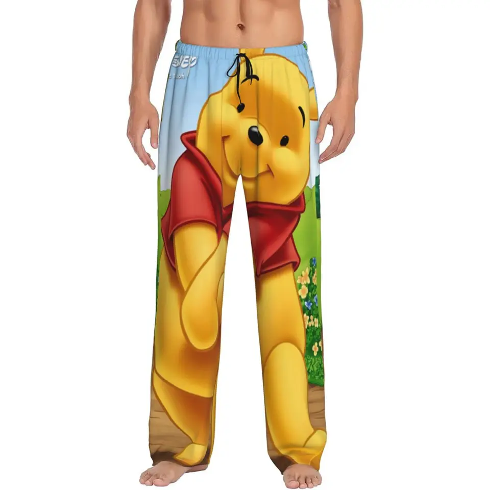 Vlastné Winnie the Poh pyžama nohavice spánok