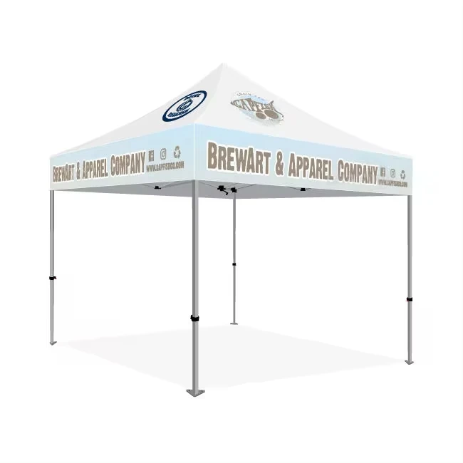 Vlastný dizajn skladací stany 40*40 mm šesťuholníkový rám horúceho predaja 10x10 Pop -up Canopy Stan Market Reklama vonkajšieho altánku