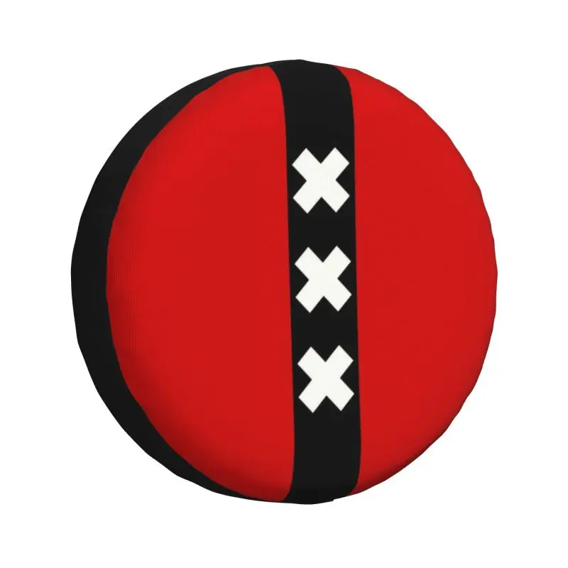 Vlastný Holland Amsterdam Flag Sure Tire Cover pre Toyota Rav4 Prado Holandsko