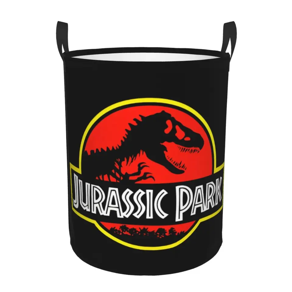 Vlastný Jurský park Tlač práčovne prekážať veľké úložné košík Dinosaurus World Kids Nursery Toy Organizátor