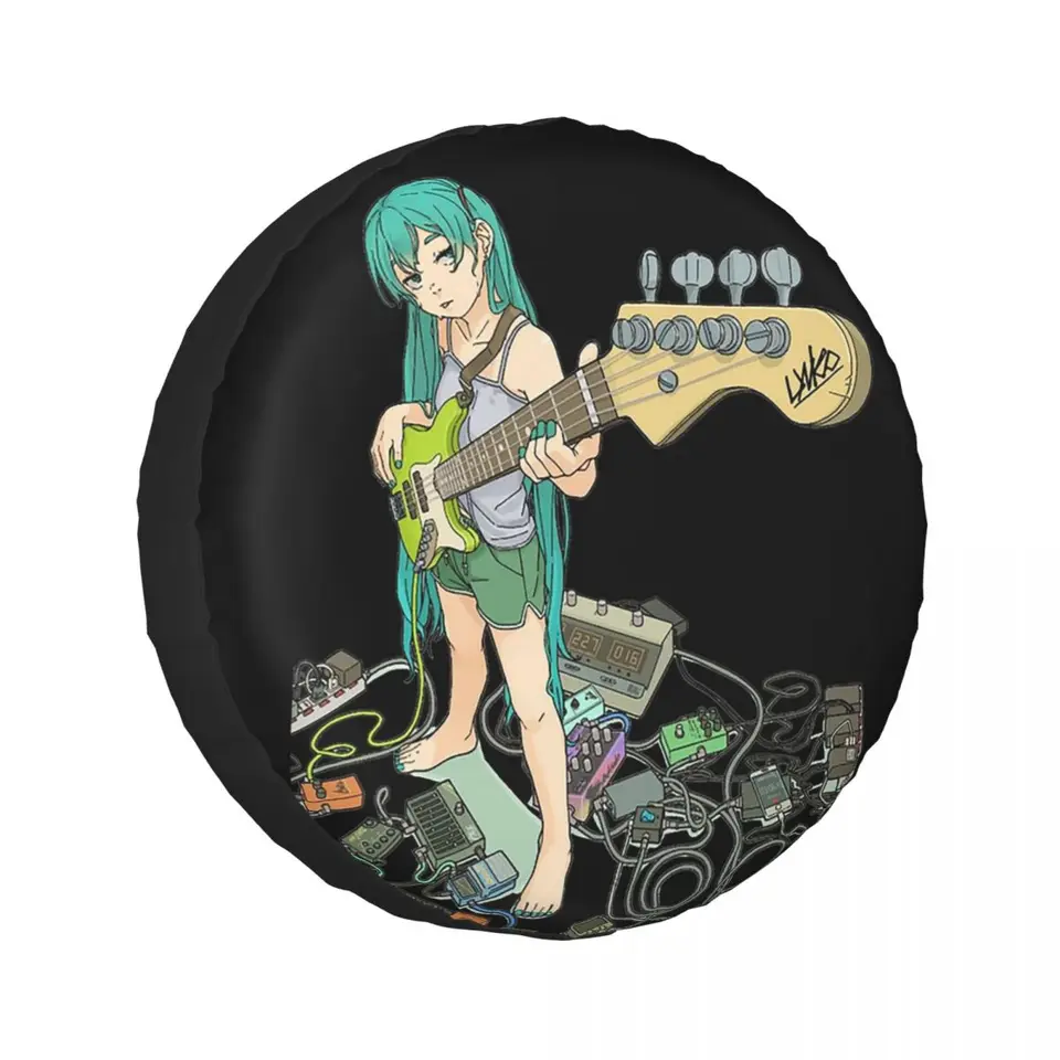 Vlastný kryt krytu pneumatík Miku Hatsune pre príves 4x4