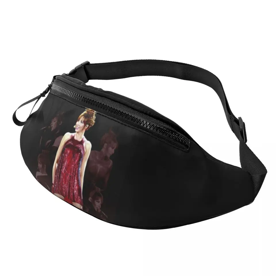 Vlastný poľnohospodár Mylene Fanner Pack Men Dámske módne francúzske speváčky Crossbody Waist Bag na kempingové telefónne peniaze