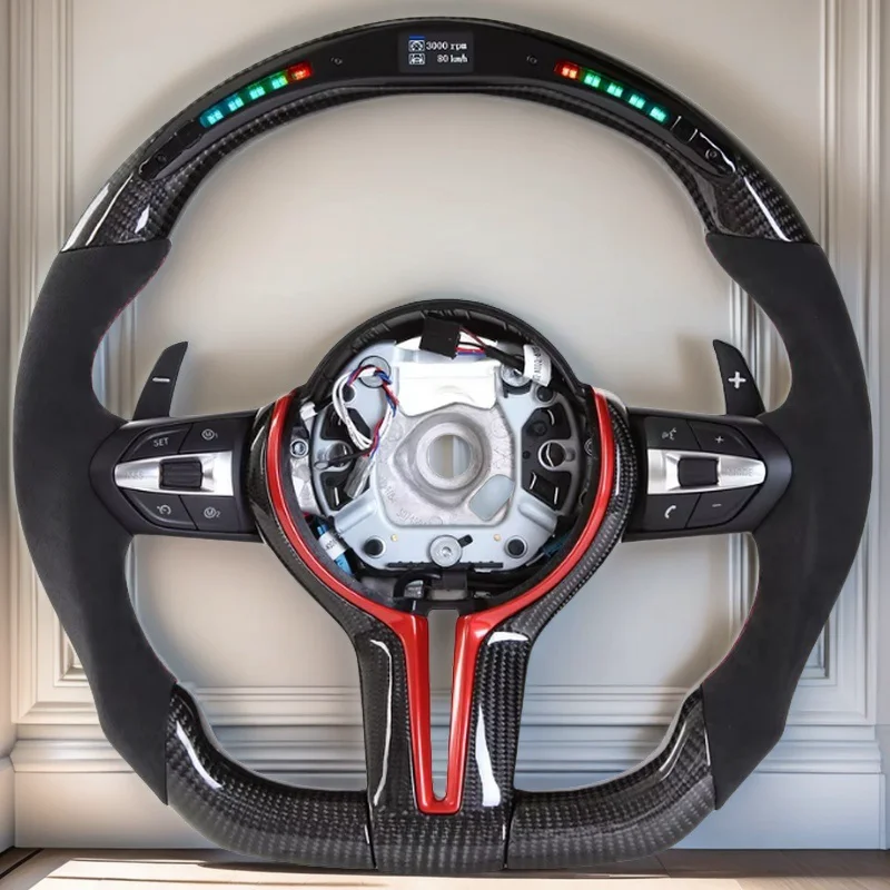 Vlastný volant LED pre BMW F10 F11 F15 F25 F21 F30 F31 F36 F22 F46 M3 M6 E87 E90 E90 ACORSE Auto