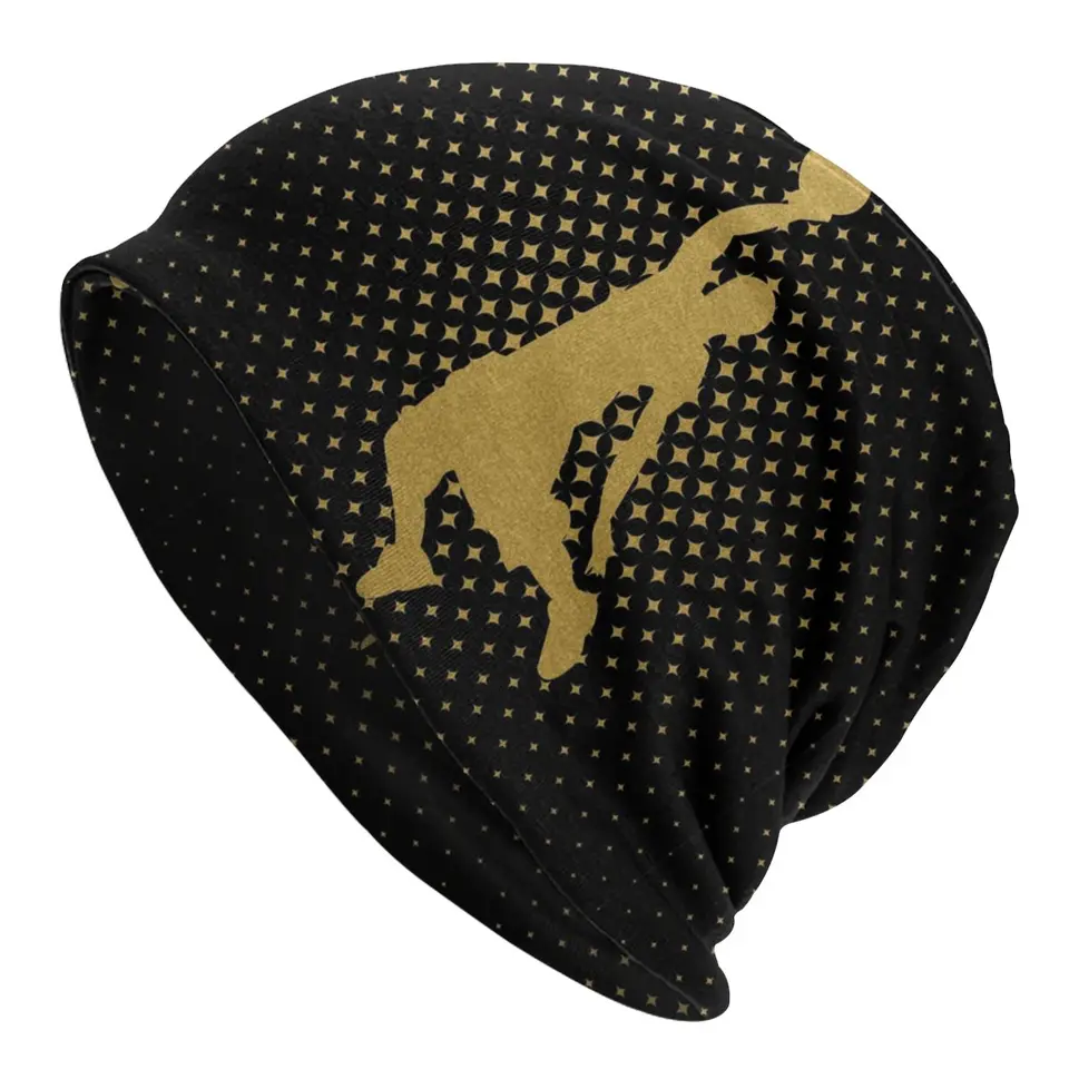Vlastný zlatý basketbalový hráč čiapka Bonnet pletenie klobúkov Men Ženy Cool unisex dospelý športový milenec teplé lebky čiapky čiapky