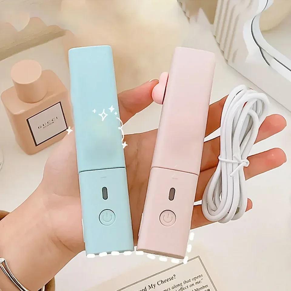 Vlasy nariadenie bezdrôtový USB Vlasovi priamky Mini keramika natáčanie konštantnej teploty prenosné ploché železo na cestovanie