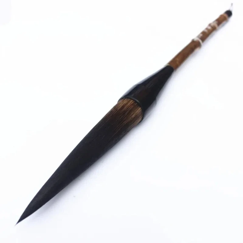 Vlasy s dlhým medveďom Kaligrafia kefka Čínska kaligrafia maľba maľba násypka v tvare veľkého bežeckého skriptu Cursive Script Brush