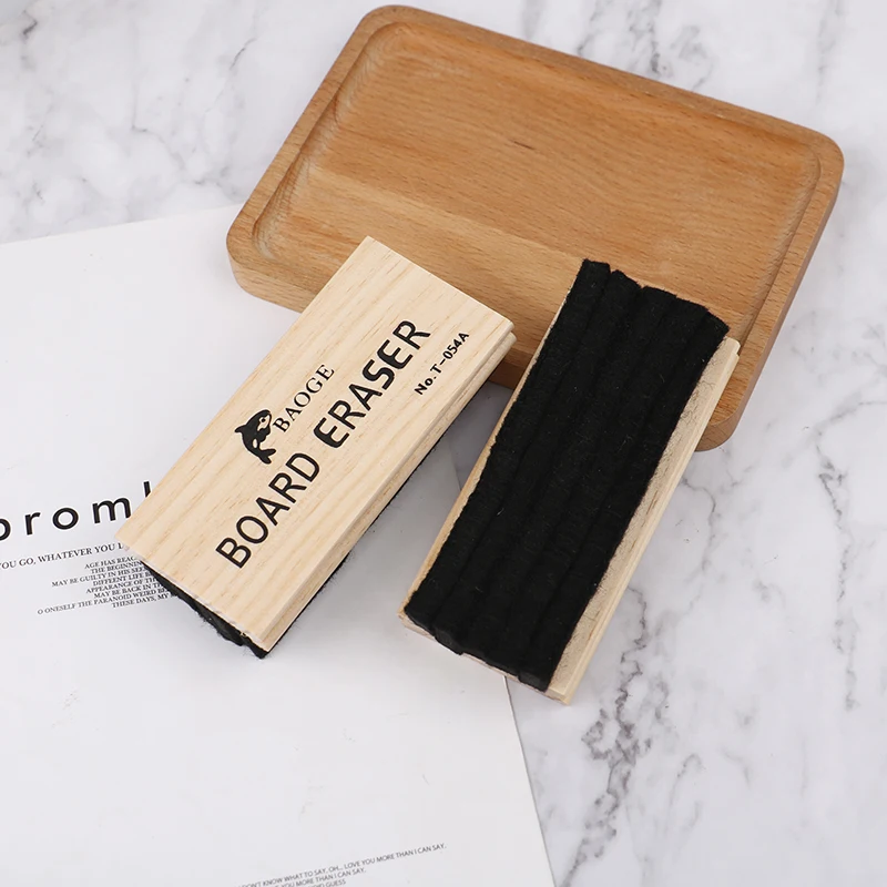 Vlna plstená guma Drevená tabuľa Duster Classroom Cleaner Blackboard Eraser