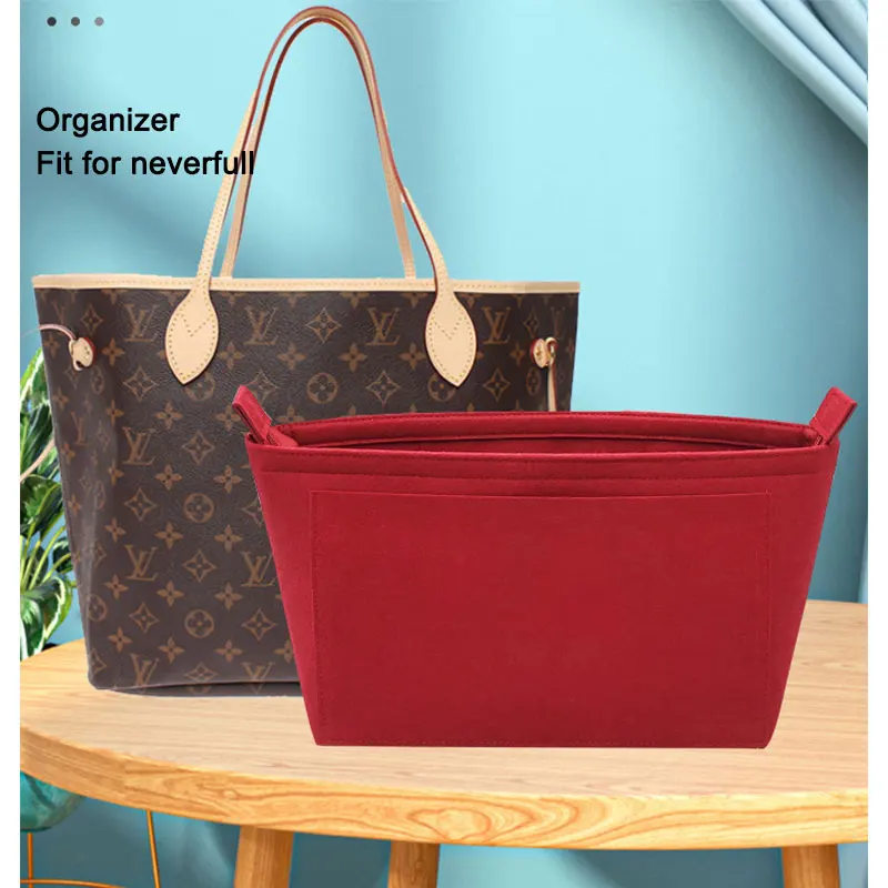 Vložte organizátor tašky pre Neverfull PM mm gm, 7 vreciek s vreckami krytu zipsov kabelky Make Up Vnútorná kabelka tote vložka