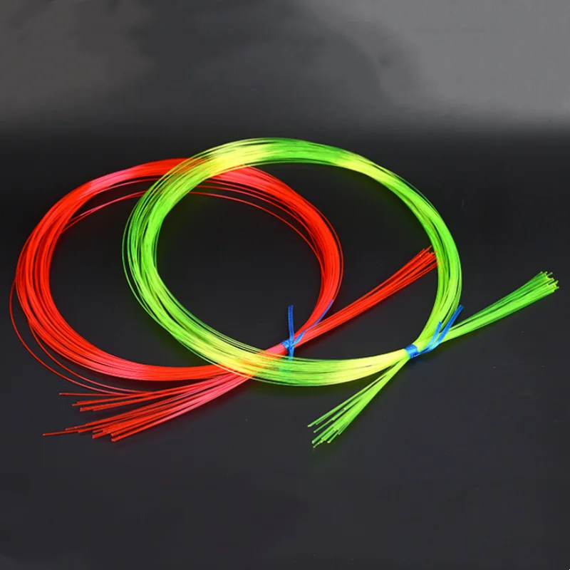 Vlákno z optického zraku, optika vlákniny, červená, zelená, 0,5 mm, 2 mm, zložená luk, zrak, zrakový necht, pripevnenie zraku, 1 m