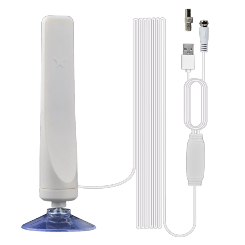 Vnútorná digitálna HDTV Anténa TV 50 míľ polomer polomer zosilňovača DVB-T2 Clear Satellite Signal Signal Aerial
