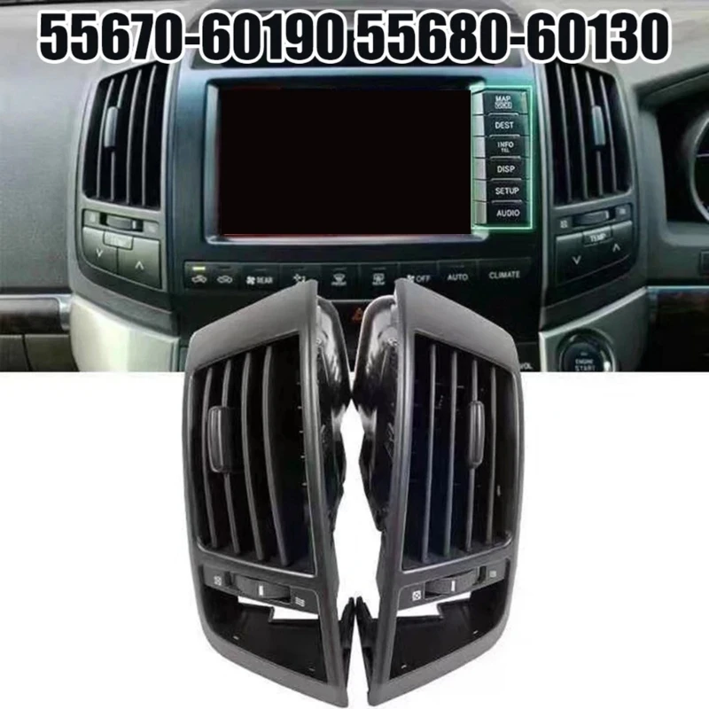 Vnútorná doska na zadnú dosku automobilu predná klimatizácia mriežky vhodný pre LC200 55670-60190 55680-60130 Vozidlá GTWS