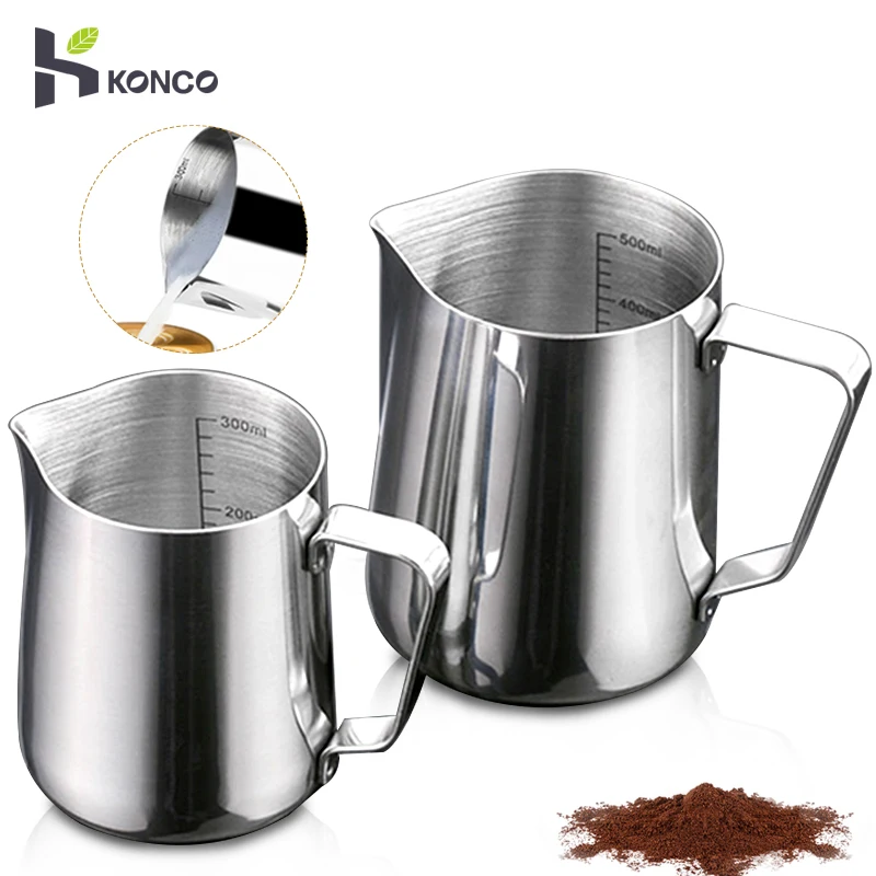 Vnútorná stupnica Espresso Coffee Mlieko na džbán