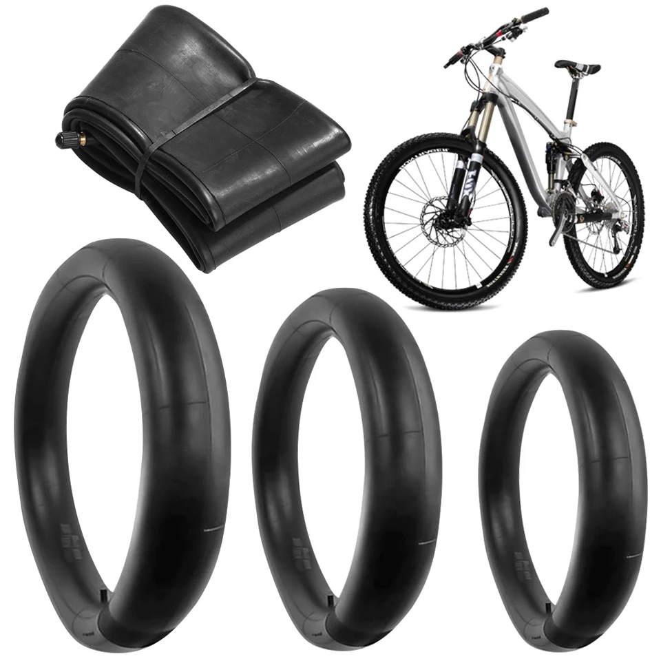 Vnútorná trubica na bicykli s av Schraderovým ventilom MTB Vnútorná trubica Butyl Gum Pneumatika snežných skútrov pre e-bicykle MTB Fat Fat Beach Bices