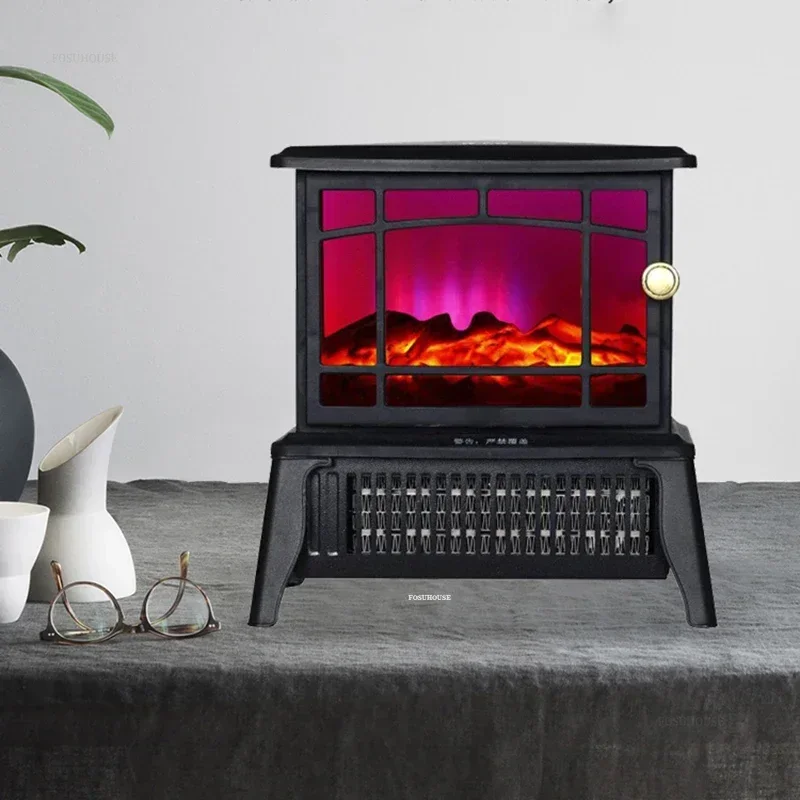 Vnútorné bezdymové elektrické krby 3D simulation Flame Flame Krbová Domácnosť Obývacia izba kachle viacstupňové nastaviteľné nastaviteľné