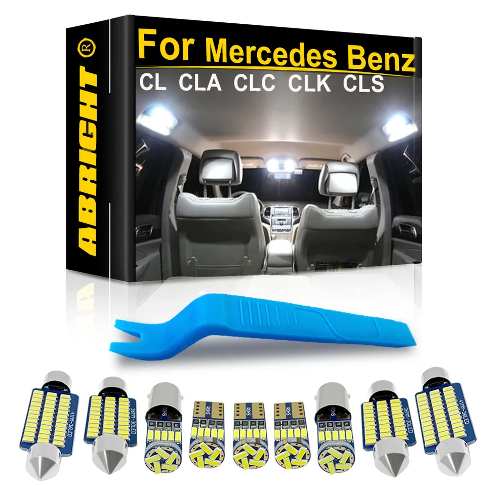 Vnútorné LED svetlo pre Mercedes Benz Cl C140 C215 C216 CLA CLC CL203 CLK A209 C208 C209 CLS C219 Príslušenstvo dielov Canbus
