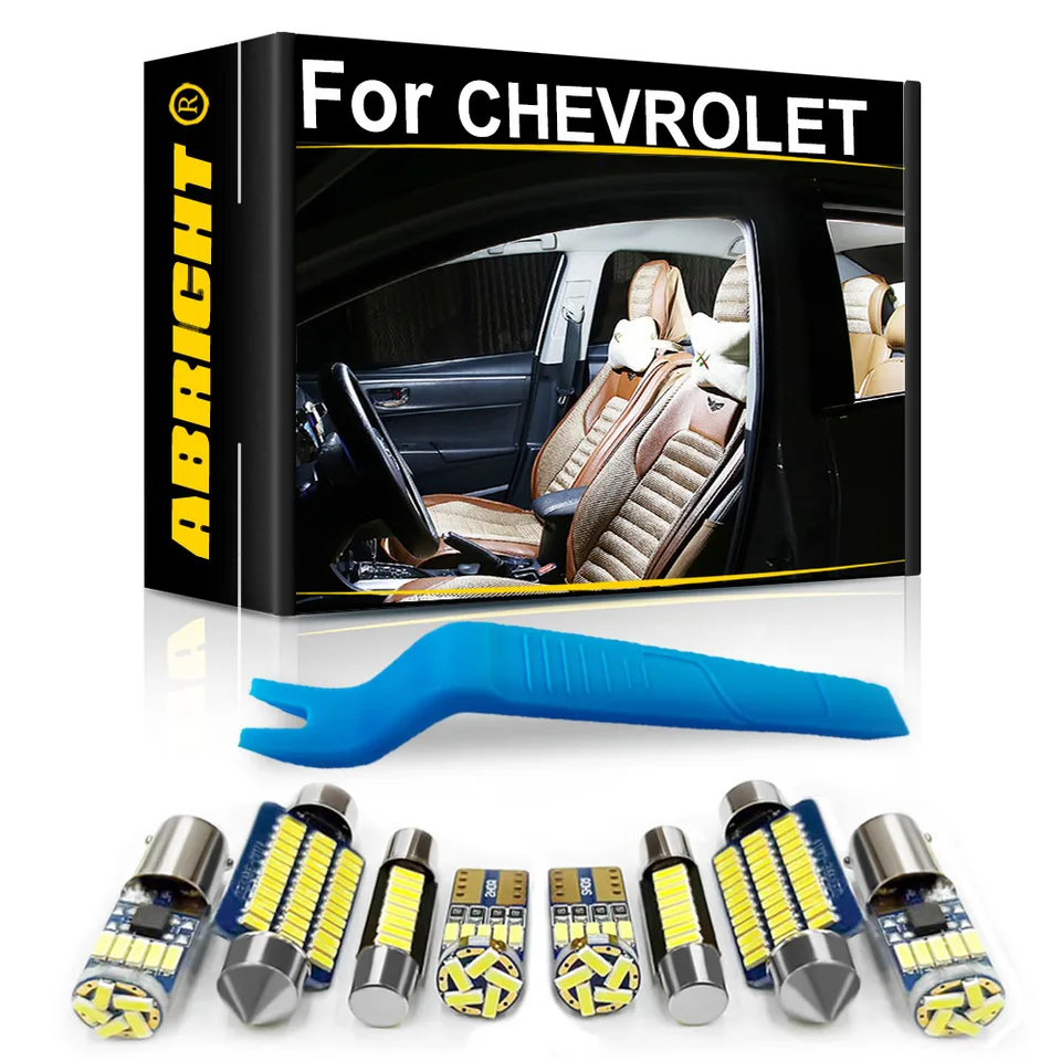 Vnútorné LED svetlo vozidla pre Chevrolet HHR Impala Lumina Malibu Monte Carlo Blazer Silverado Suburban Parts príslušenstvo Canbus