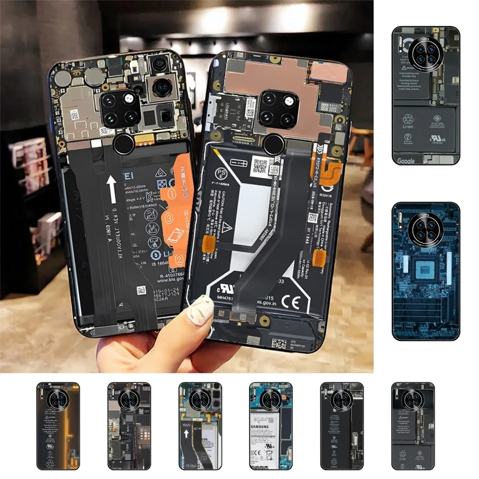 Vnútorné obvodné dosky telefónne puzdro pre huawei mate 10 20 30 40 50 50 Lite Pro Nova 3 3i 5 6 SE 7 PRO 7SE