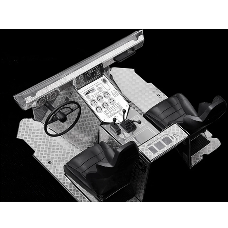 Vnútorné časti RC CAR pre axiálne wraith 90018 90020 pre kovové palubné panely a ochranná stráž