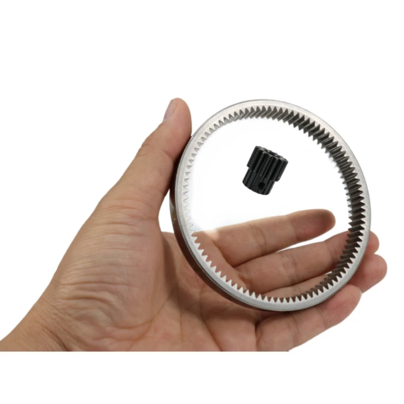 Vnútorný krúžok rotačného pastorku pre vnútorný krúžok pre 1/12 RC Hydraulický rotačný rotačný DIY diely