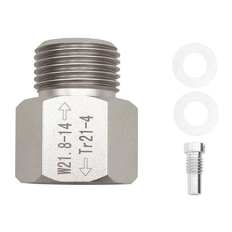 Voda CO2 Cylinder Soda Voda pre akvárium Fish Homebrew Beer Corny Keg CO2 Príslušenstvo TR21-4 až W21.8-14 Konvertovať adaptér