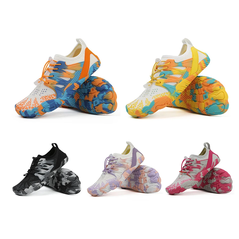 Vodné ponožky pre mužov Ženy Desiaty plážové topánky Slip-On Outdoor Atletic Sport topánky na kúpanie turistického člnovca potápanie surfovanie