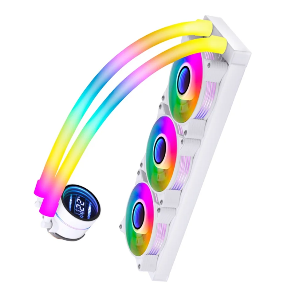 Vodný chladič 360 mm argb CPU Cool pre LGA2011v3 1200 pre AMD AM4 Iwongou PC PC Water Cooling Teplota