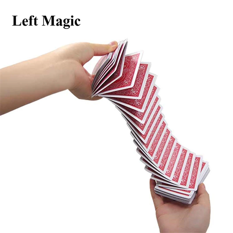 Vodopádové karty Magic Trits Electric Deck (pripojenie neviditeľným vláknom) kariet žart trik prop gag poker akrobacie rekvizity