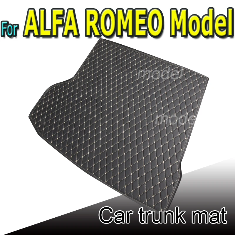 Vodotesná rohož pre kufr pre kmeň pre Alfa Romeo Stelvio Giulia 159 Sportwagon Mito 147 CARGO LINER Boot Carpets