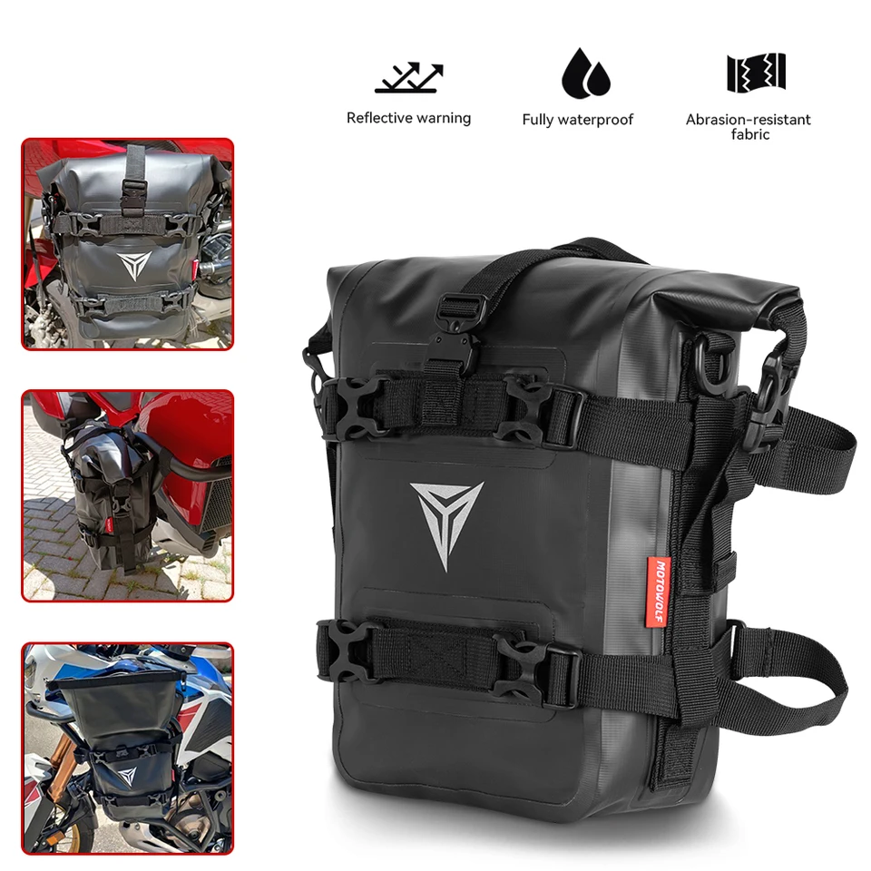 Vodotesná taška na opravu náradia TAGE pre BMW R1200GS Honda Suzuki DL650 V-Strom Motorcycle Accessories Frame Rage Bag Bag Bag