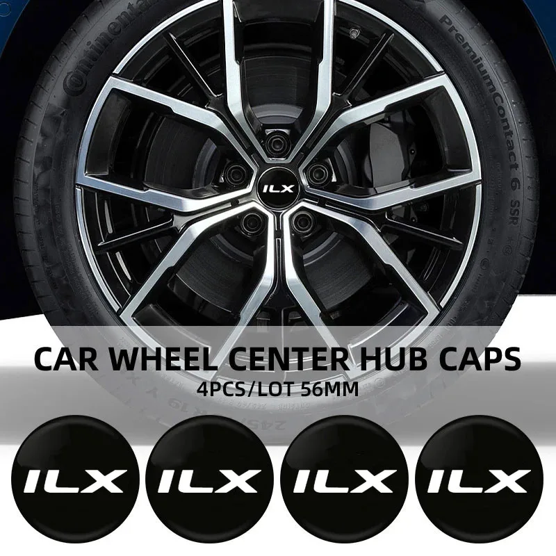 Vodotesné a kvapkové vysoko kvalitné automatické nálepka na kryt automobilu Automobile Hub Logo s logom pre Acura ILX príslušenstvo vodotesné