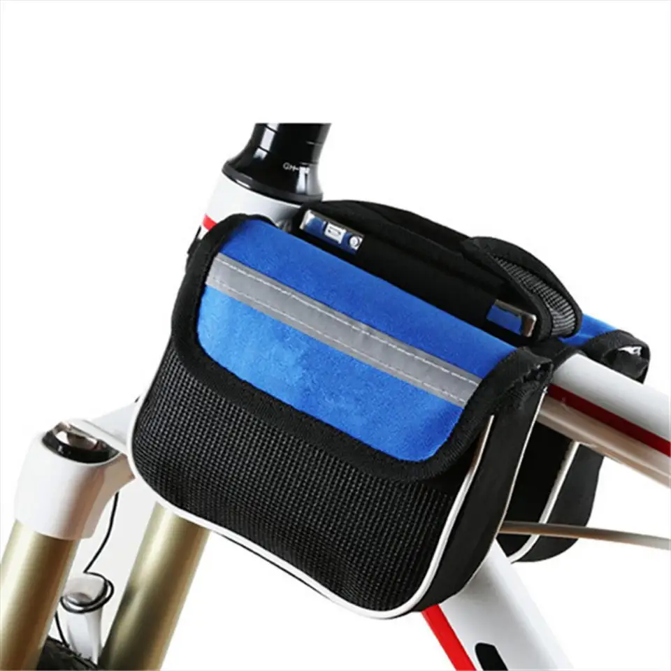 Vodotesné bicykla predného lúča vrecka MTB Cycling Cycling Touch Puzdro pre mobilný telefón Cyklistické vybavenie