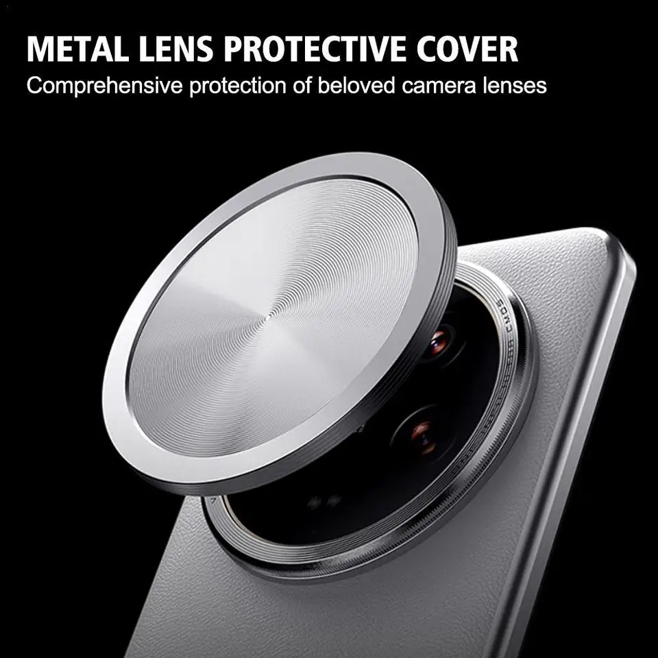 Vodotesný kryt na ochranu kamery pre Xiaomi 14 Ultra Strieborný filter Adapter Adapter Hliníkový šošovkový uzáver telefónneho príslušenstva