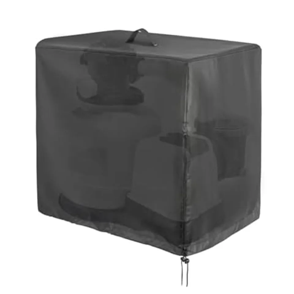 Vodotesný kryt na oxfordský handričkový kryt pre Intex pre číre čerpadlo na čerpadlo na pieskový filter Čeldodový kryt čerpadla Outdoor Living Pool Equipment