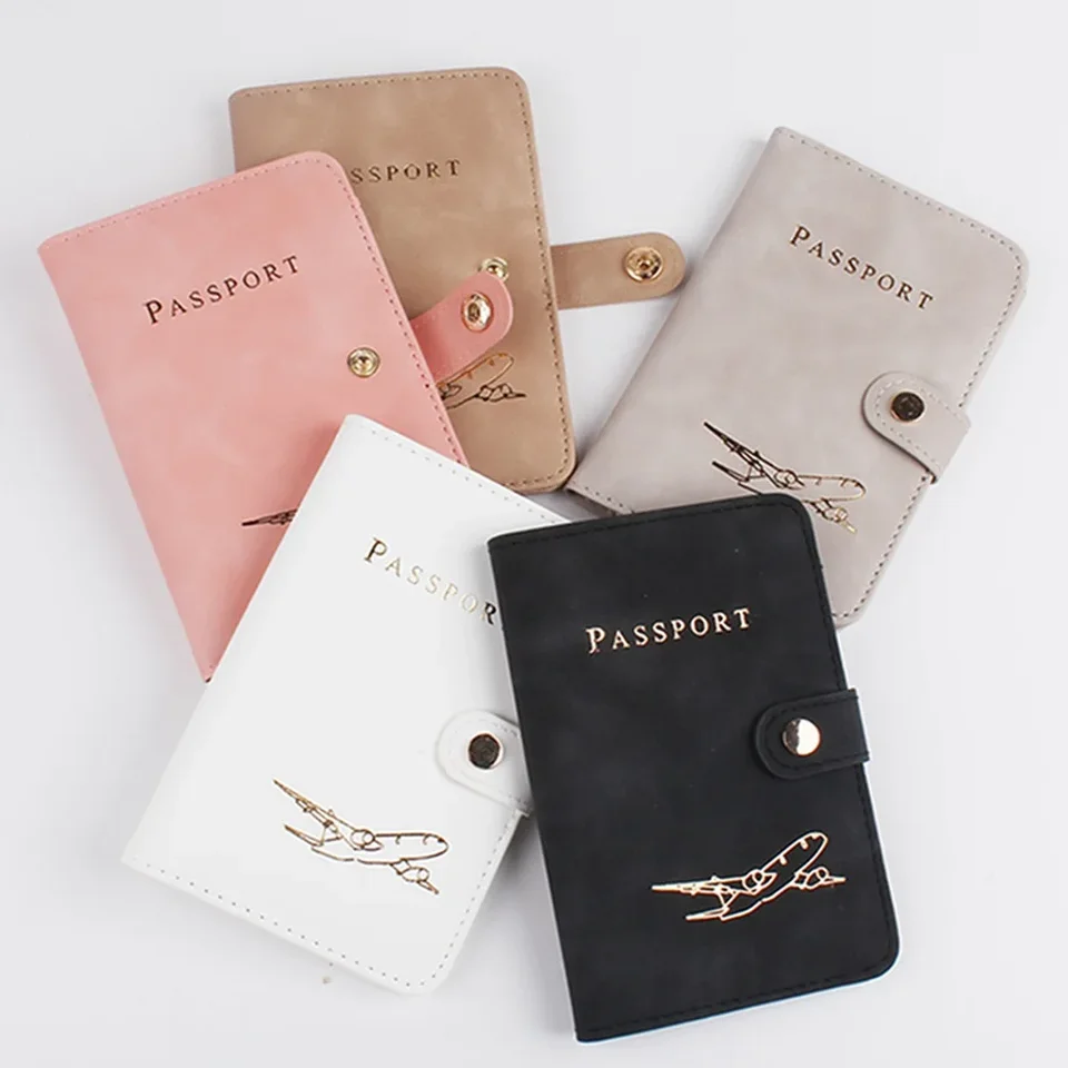 Vodotesný pascí pasce kryty puzdra PU PU LINKÁ Kreditná karta PLAVNÉ Passport Book pre ženy/Passport Passport Cover