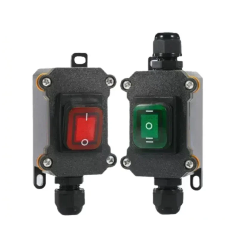 Vodotesný spínač IP65 nepremokavý spínač typu lode 220V/24V/16A/30A Dažďový dôkaz vonkajšia elektrická miestnosť Ampérový box Druhý prevodový stupeň