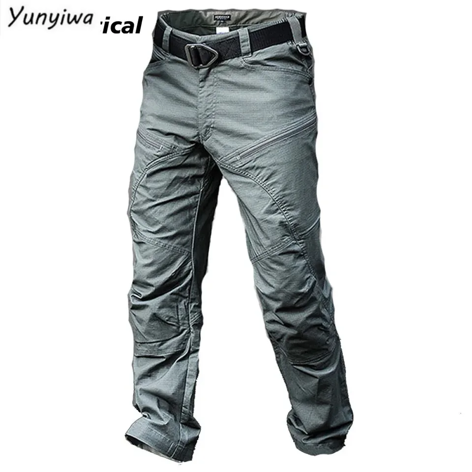 Vojenská armáda Pants Pánske mestské taktické oblečenie bojové nohavice Multi vreckety jedinečné príležitostné nohavice Ripstop Tkanina