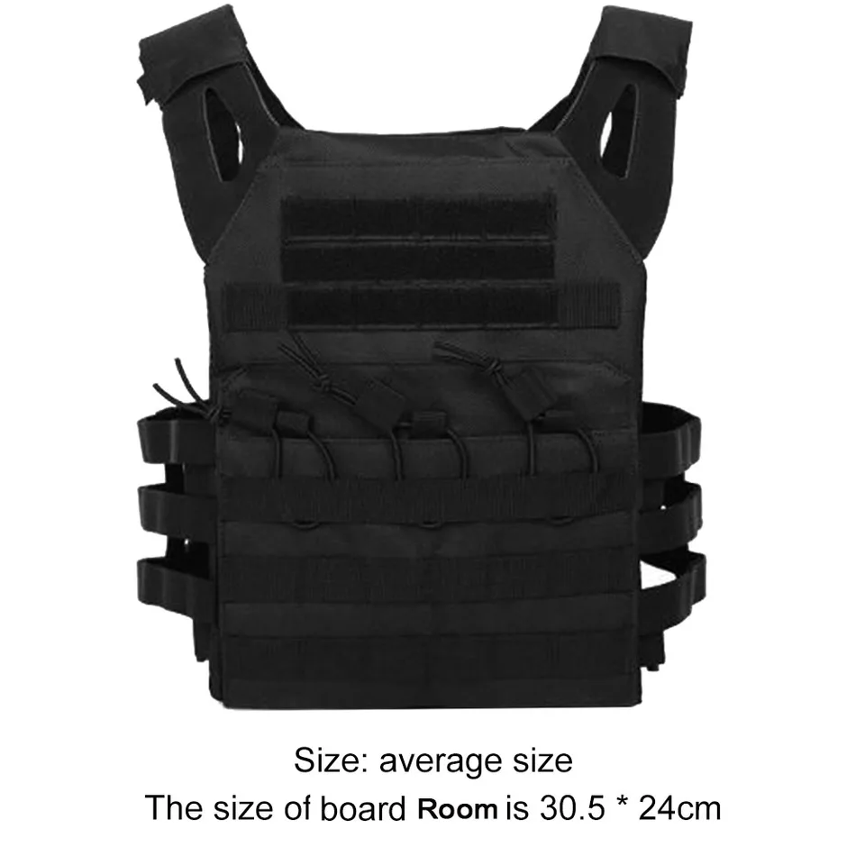 Vojenská taktická vesta nepremokavá vonkajšia brnenie Body Lightweight JPC Molle Plate Hunting Vests CS Game Jungle Equipment