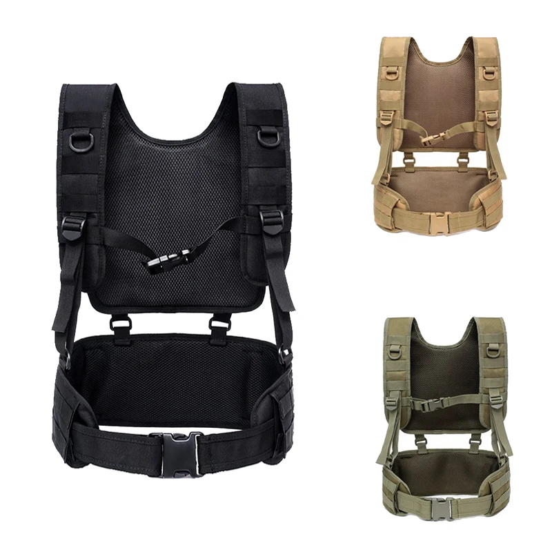 Vojenská taktická vesta s pásom pásu Outdoor Traindoor Combat Body Armor Hunting vesta Paintball Airsoft Hrudy Rig Vesta