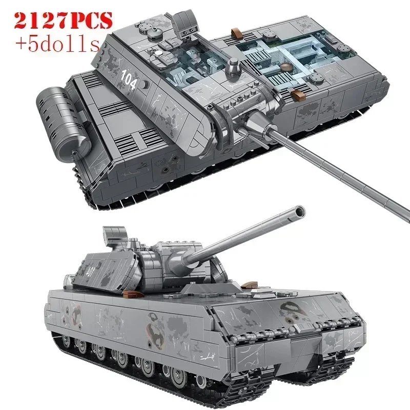Vojenský ťažký tank Panzer VIII MAUS BUDOVANIE BLAKY NEMECKU NEMECKÁ SOJENÁ VOJNA POLITICKÁ ARMÁSKÁ ZBRANA TEHORY