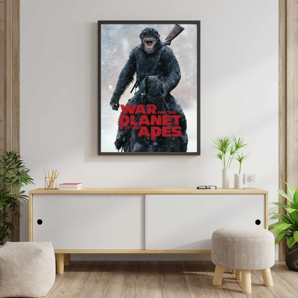 Vojna pre planétu opíc filmový plagát Domáca nástenná maľba dekorácia (bez rámu)