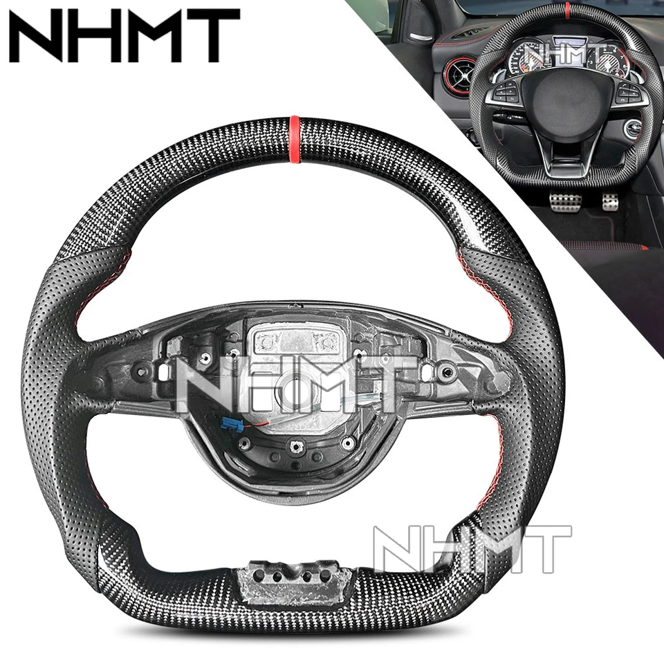 Volant Fit for Benz W205 C63 C450 E63 W176 W204 W213 A250 GLC GLE GLE Prispôsobené pretekárske koleso z uhlíkových vlákien