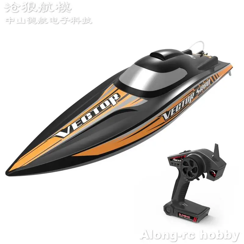 Volantex RC Loď vektor SR80 38 mph vysokorýchlostný loď Auto Roll Back Funkcia ABS plastový trup 798-4 PNP alebo Artr RTR set