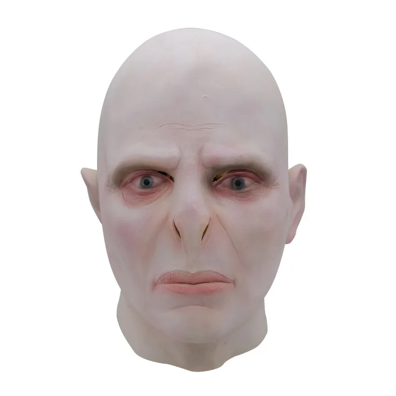 Voldemort Mask Dobby Elf Maska Kids Hood Harry Movie Cos Horror Thriller Bald Latex Mask Halloween Mask pre dospelých