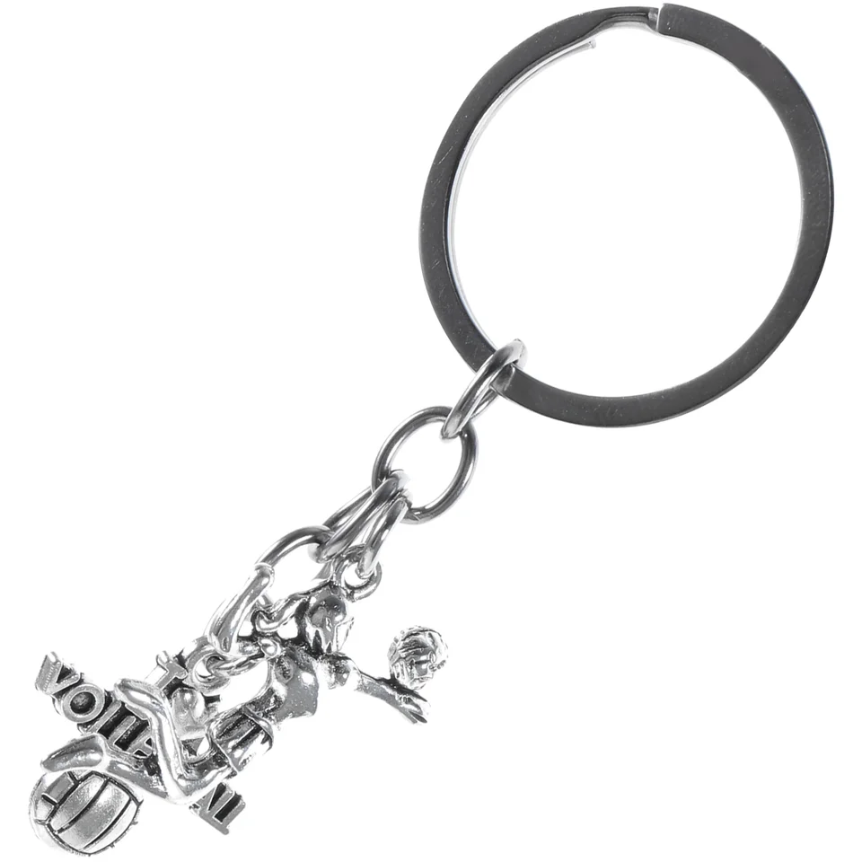 Volejbal Keychain Dekorative Závesný prenosný pre tímový taška Pendant Zinc Zinc Zintenzívny rozkošný multifunkcia
