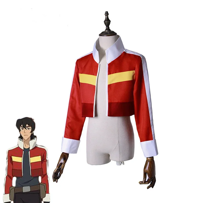 Voltron: Legendárny obranca Keith Red Jacket for Women Men Halloween Cosplay kostýmy Top Coat Outfit NX2630
