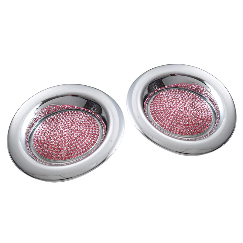 Vonkajšia dekorácia automobilu Automatické príslušenstvo Fog Light Cover s diamantmi pre Nissan Micra marec K13 2010-2017